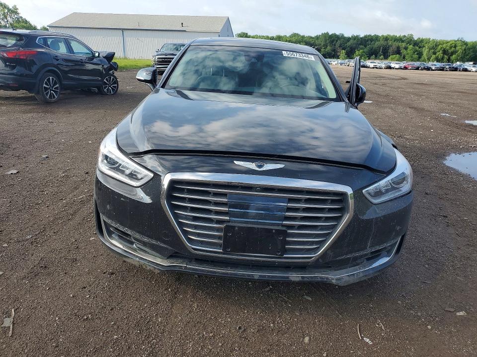 2019 Genesis G90 VIN KMTF54JH6KU064080 COPART salvage auction — SIDE, Oh - Cert Of Title-Salvage, sold $7,900 on 2026-07-13 (photo 5)
