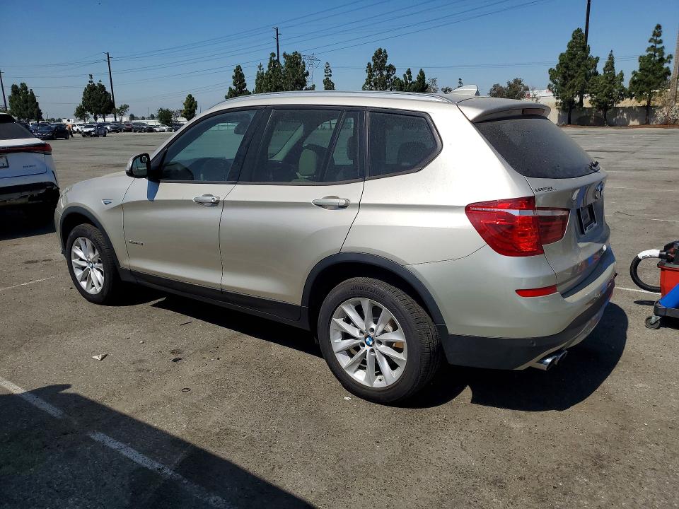 2017 BMW X3 VIN 5UXWX9C5XH0D98803 COPART salvage auction — MINOR DENT/SCRATCHES, Ca - Salvage Certificate, sold $1,100 on 2026-07-28 (photo 2)