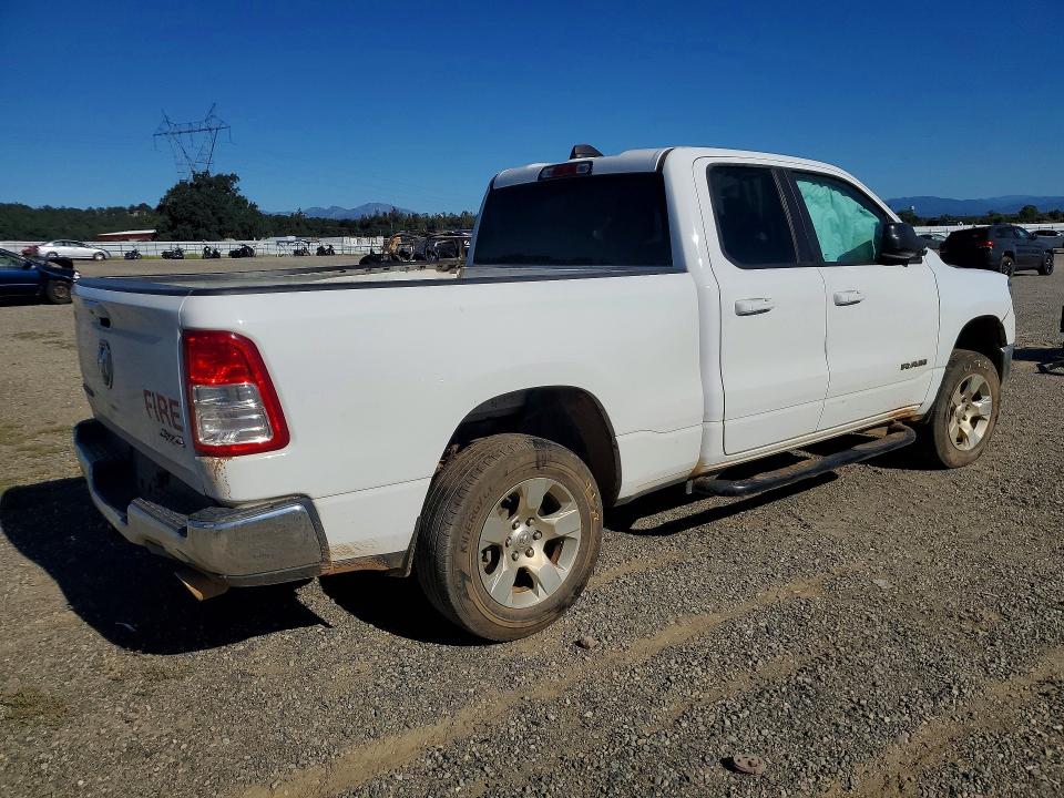 2021 Ram 1500 VIN 1C6SRFBT7MN726155 COPART salvage auction — FRONT END, Ca - Salvage Certificate, sold $2,200 on 2026-07-31 (photo 3)