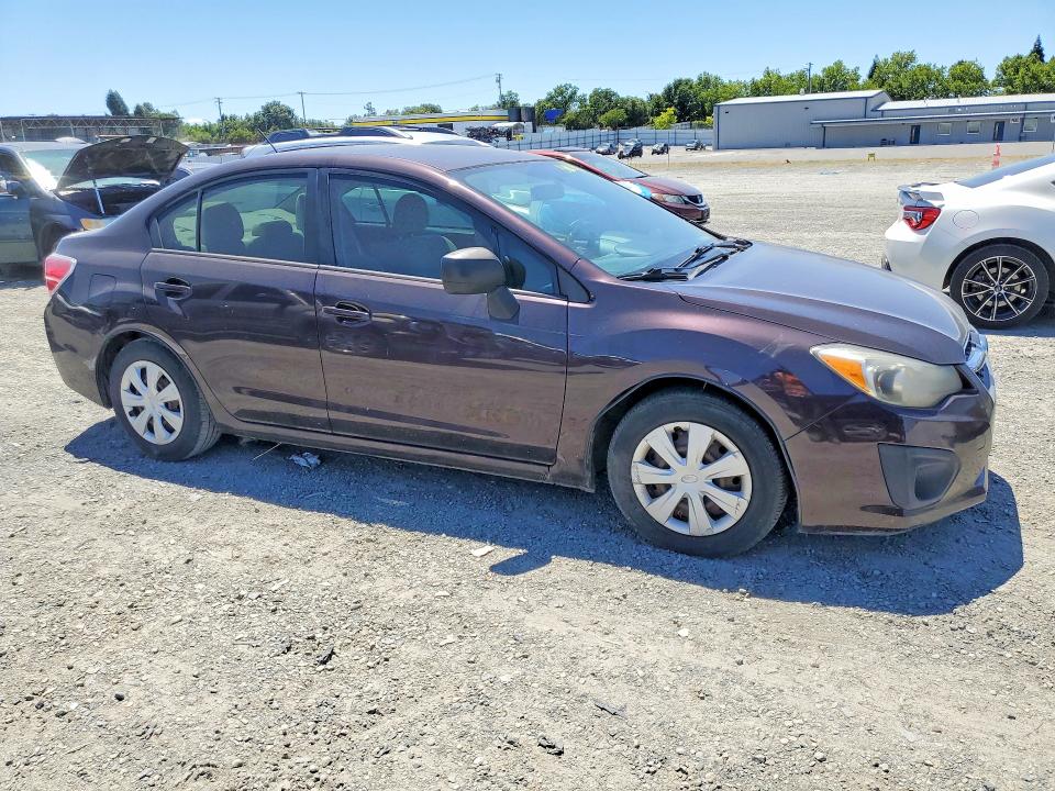 2012 Subaru Impreza VIN JF1GJAA66CH016235 COPART salvage auction — MINOR DENT/SCRATCHES, Wa - Dis/Dlr/Exp Only Clean Title (P), sold $650 on 2026-07-28 (photo 4)