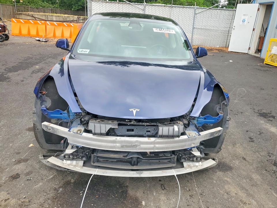 2022 Tesla Model 3 VIN 5YJ3E1EA5NF370150 COPART salvage auction — FRONT END, Or - Certificate Of Title, sold $8,300 on 2026-07-06 (photo 5)