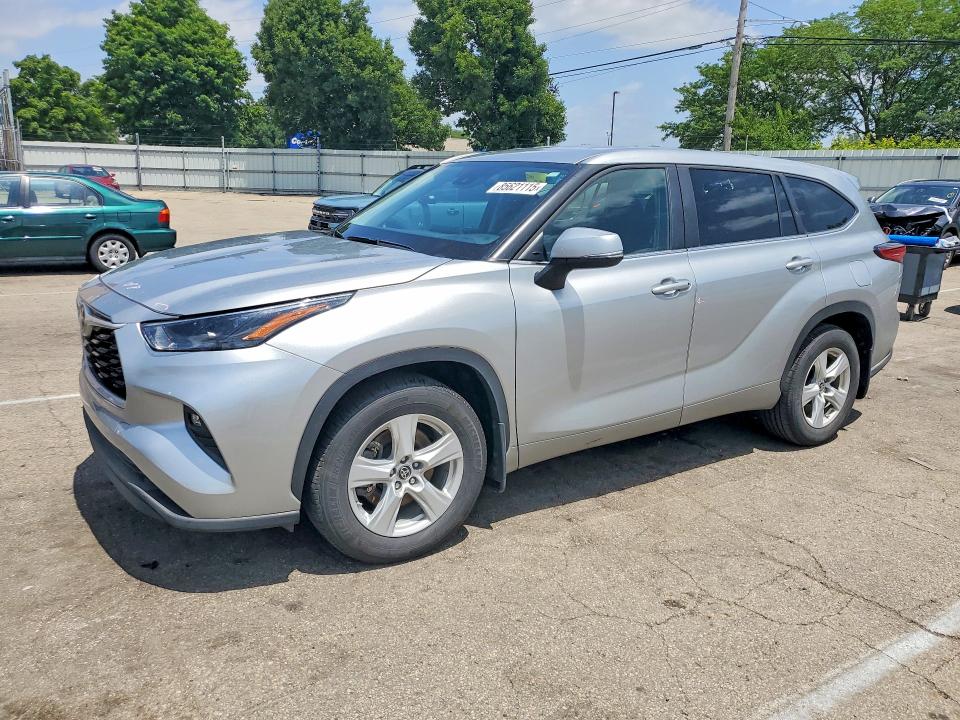 2023 Toyota Highlander VIN 5TDKDRAH4PS517010 COPART salvage auction — WATER/FLOOD, Oh - Cert Of Title-Salvage Flood, sold $13,000 on 2026-07-08 (photo 1)