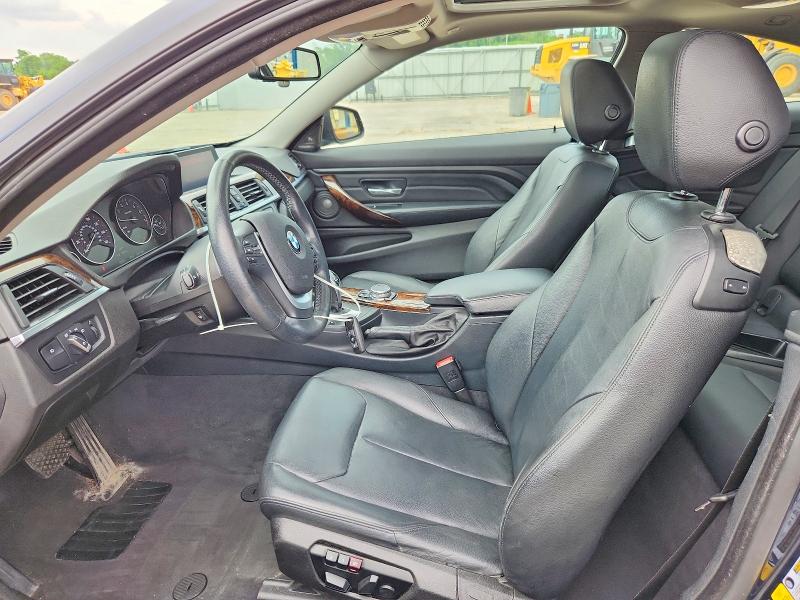 2015 BMW 4er VIN WBA3N5C54FK484770 COPART salvage auction — HAIL, Wi - Certificate Of Title, sold $5,800 on 2026-08-11 (photo 7)