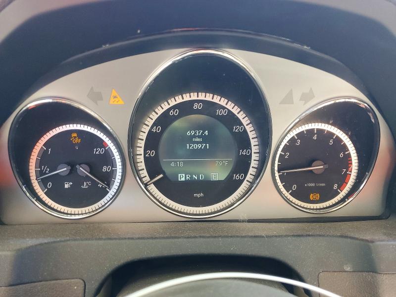 2011 Mercedes-benz C class VIN WDDGF5EB7BR174821 COPART salvage auction — REAR END, CA - SALVAGE CERTIFICATE, sold $1,550 on 2026-07-14 (photo 9)