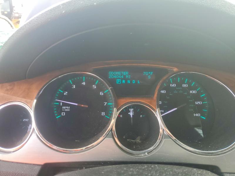2012 Buick Enclave VIN 5GAKRCED5CJ307031 COPART salvage auction — HAIL, Ia - Cert Of Title-Salvage Title, sold $500 on 2026-07-10 (photo 9)