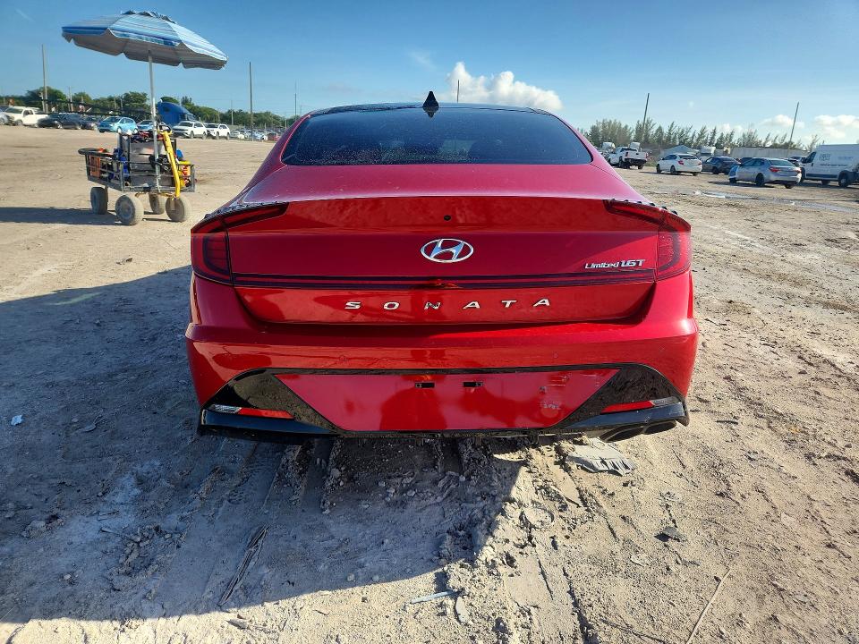 2020 Hyundai Sonata VIN 5NPEH4J22LH018030 COPART salvage auction — FRONT END, Fl - Certificate Of Destruction, sold $15 on 2026-07-30 (photo 6)