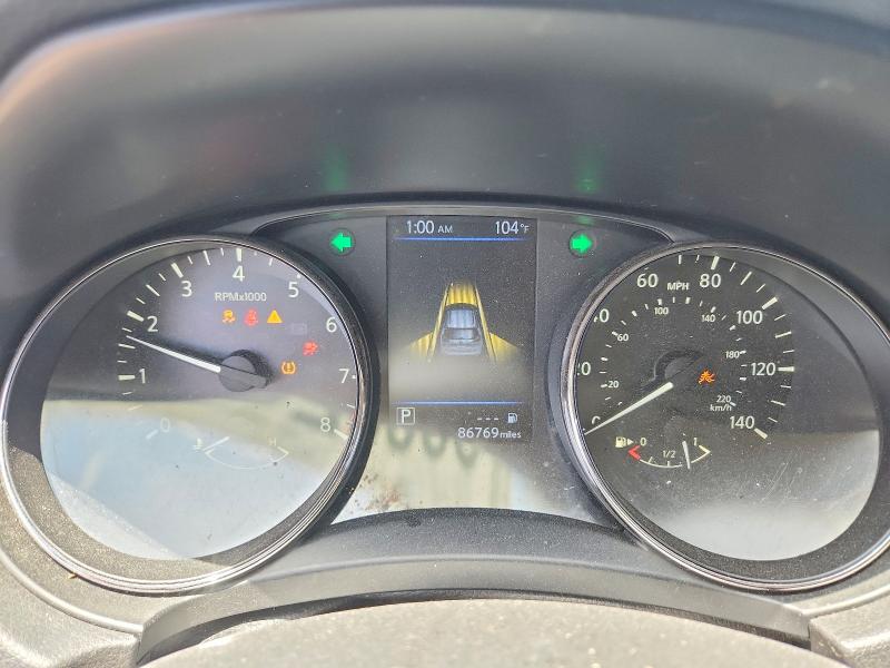 2020 Nissan Rogue sport VIN JN8AT2MT7LW008291 COPART salvage auction — REAR END, Tx - Cert Of Title-Rebuilt Salvage, sold $750 on 2026-07-08 (photo 9)