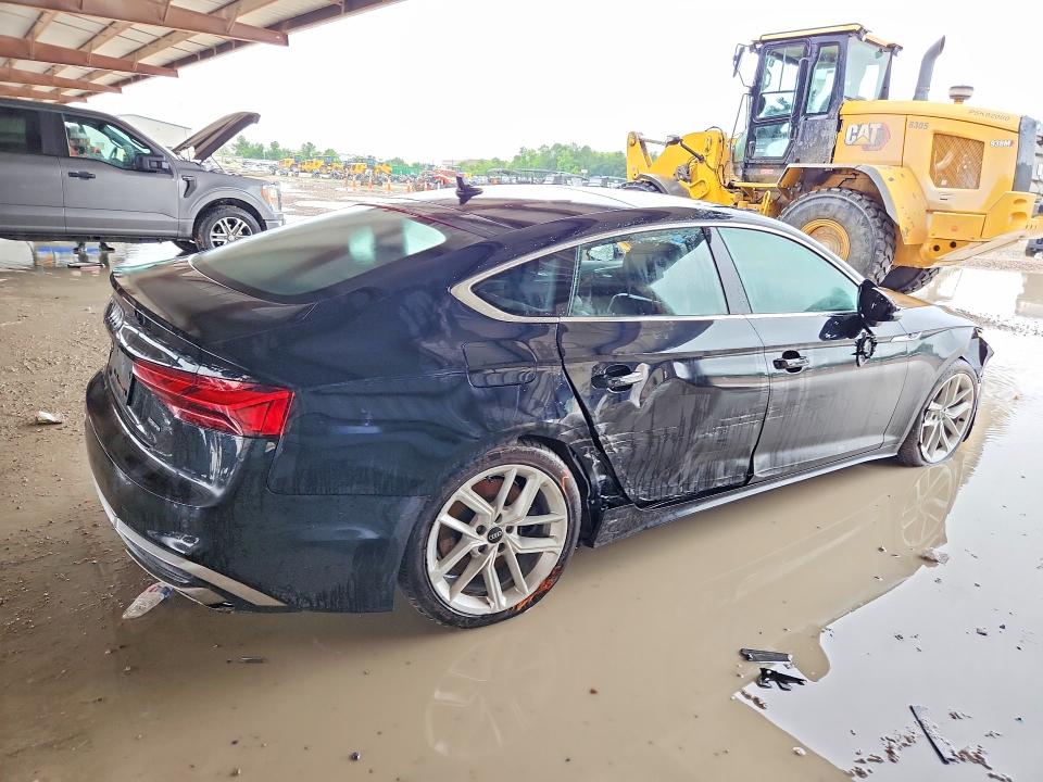 2024 Audi A5 VIN WAUFACF58RA025163 COPART salvage auction — SIDE, Tx - Salvage Vehicle Title, sold $10,600 on 2026-08-14 (photo 3)