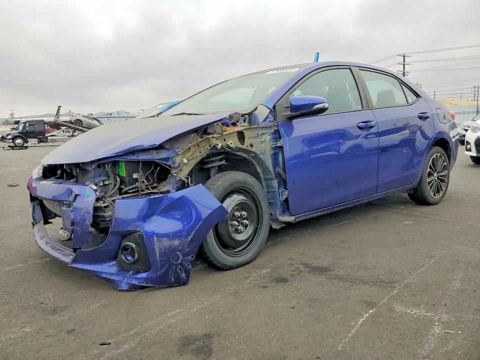 2016 Toyota VIN 5YFBURHEXGP423086 COPART salvage auction — FRONT END, Ca - Salvage Certificate, sold $3,100 on 2026-07-27 (photo 1)