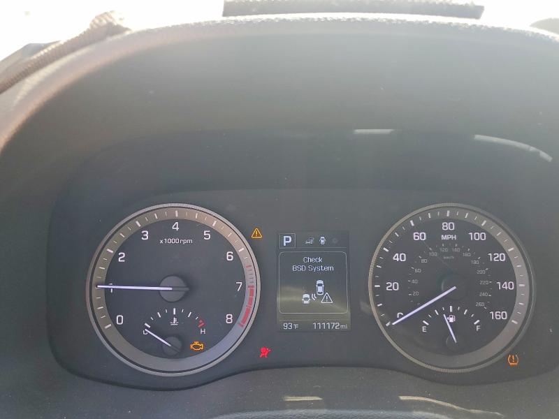 2017 Hyundai Tucson VIN KM8J33A25HU468996 COPART salvage auction — SIDE, Tx - Certificate Of Title, sold $100 on 2026-07-28 (photo 9)