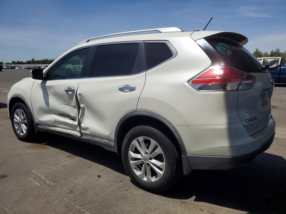 2016 Nissan Rogue VIN KNMAT2MT7GP727410 COPART salvage auction — SIDE, CA - SALVAGE CERTIFICATE, sold $3,150 on 2026-07-13 (photo 2)