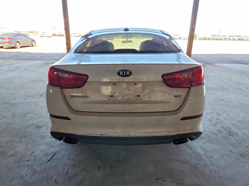 2015 Kia Optima VIN KNAGM4A72F5562948 COPART salvage auction — FRONT END, AZ - CERTIFICATE OF TITLE, sold $775 on 2026-07-13 (photo 6)