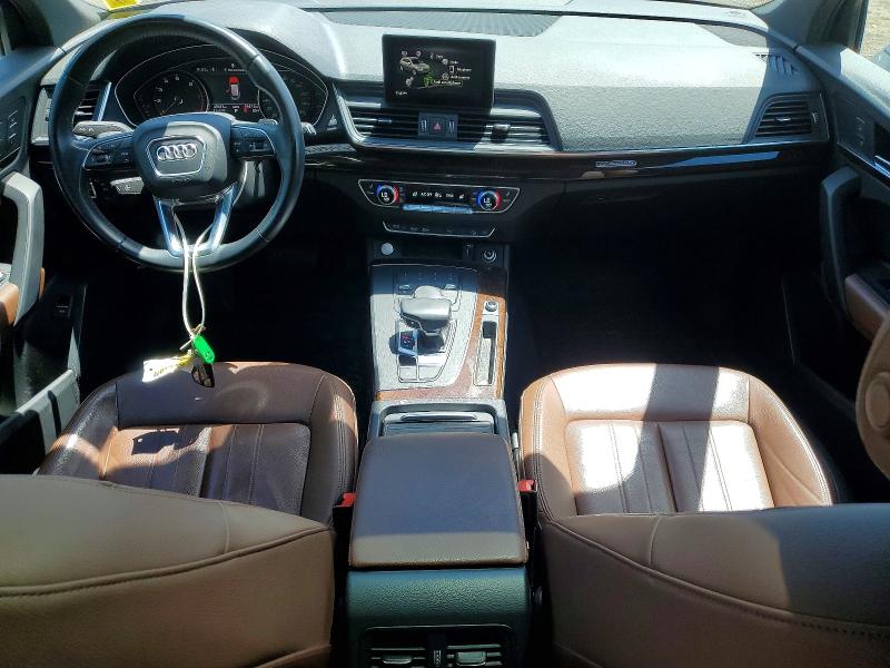 2020 Audi Q5 VIN WA1ANAFY0L2106864 COPART salvage auction — FRONT END, Ny - Mv-907A Salvage Certificate, sold $475 on 2026-07-23 (photo 8)