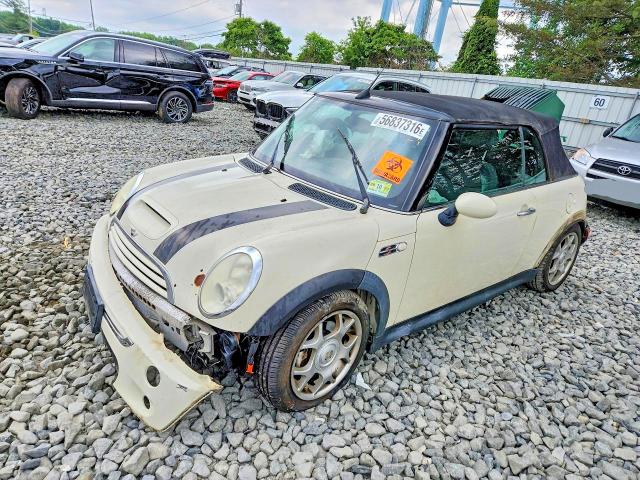 2006 Mini Cooper VIN WMWRH33546TK57773 COPART salvage auction — FRONT END, Nj - Cert Of Title-Salvage, sold $225 on 2026-07-20 (photo 1)