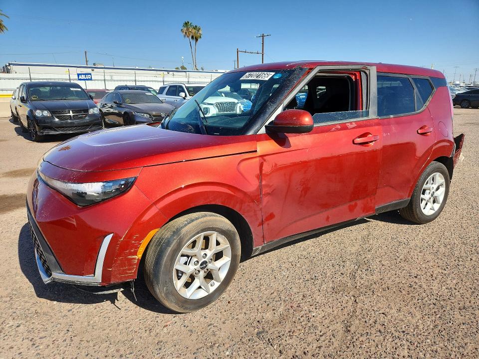 2025 Kia Soul VIN KNDJ23AU4S7274300 COPART salvage auction — REAR END, Az - Certificate Of Title, sold $150 on 2026-07-28 (photo 1)