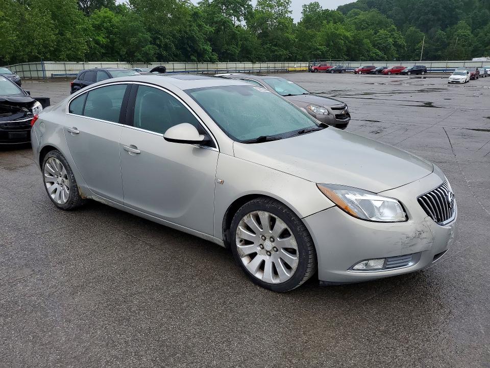 2011 Buick Regal VIN W04G05GVXB1119324 COPART salvage auction — FRONT END, Pa - Certificate Of Salvage, sold $725 on 2026-07-16 (photo 4)
