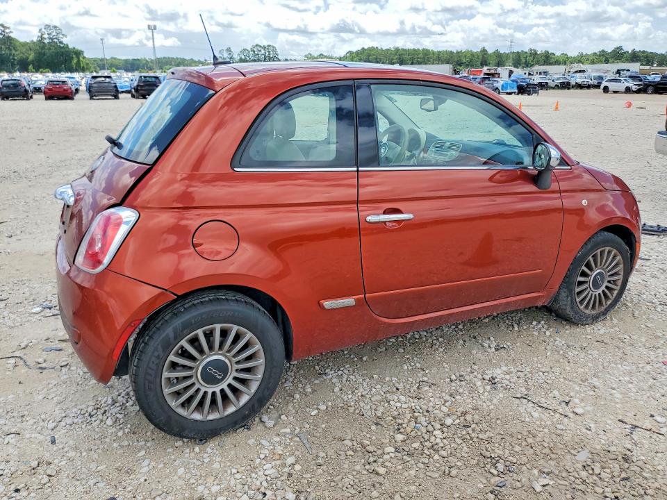 2012 Fiat VIN 3C3CFFCR4CT233870 COPART salvage auction — REAR END, Tx - Certificate Of Title, sold $150 on 2026-08-07 (photo 3)