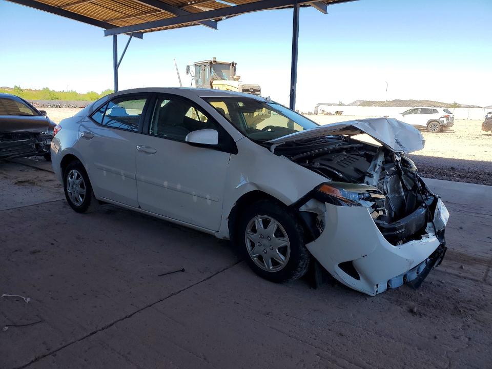 2017 Toyota Corolla VIN 5YFBURHE0HP701012 COPART salvage auction — FRONT END, Az - Cert Of Title - Salvage, sold $3,300 on 2026-07-14 (photo 4)
