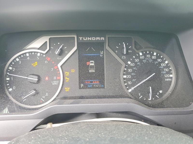 2022 Toyota VIN 5TFLA5DB7NX055465 COPART salvage auction — REAR END, GA - CERT OF TITLE-SALVAGE, sold $18,900 on 2026-07-31 (photo 9)
