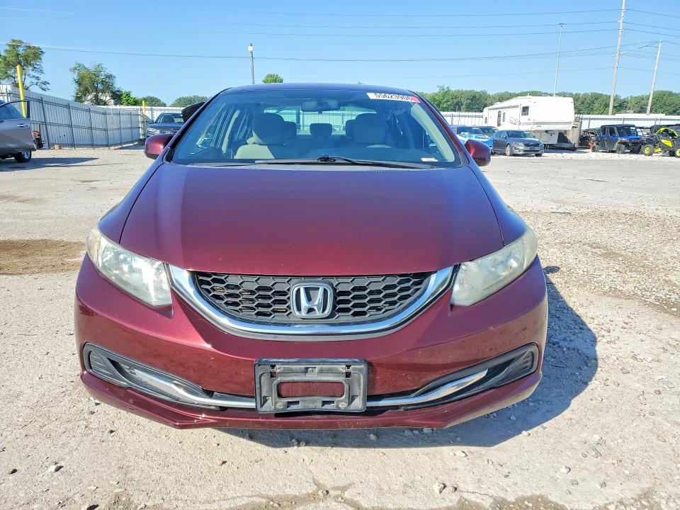 2013 Honda Civic VIN 19XFB2F52DE040676 COPART salvage auction — SIDE, Ia - Cert Of Title-Salvage Title, sold $2,050 on 2026-07-10 (photo 5)
