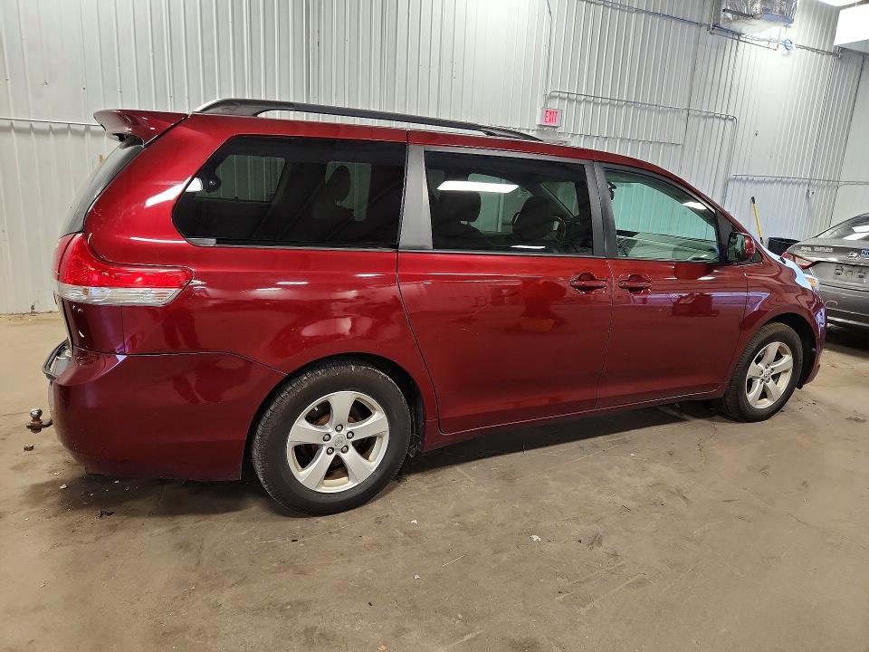 2013 Toyota VIN 5TDKK3DC4DS386840 COPART salvage auction — REAR END, Mn - Cert Of Title-Salvage, sold $250 on 2026-07-16 (photo 3)