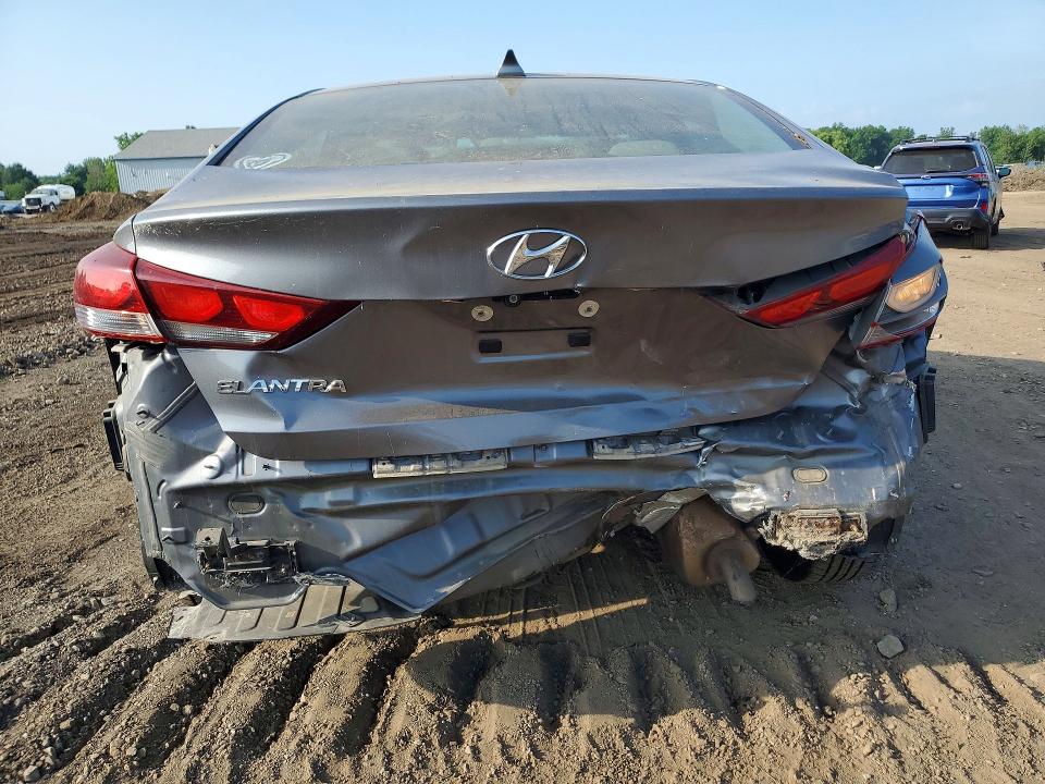 2017 Hyundai Elantra VIN KMHD84LFXHU169914 COPART salvage auction — REAR END, Oh - Cert Of Title-Salvage, sold $1,950 on 2026-07-09 (photo 6)