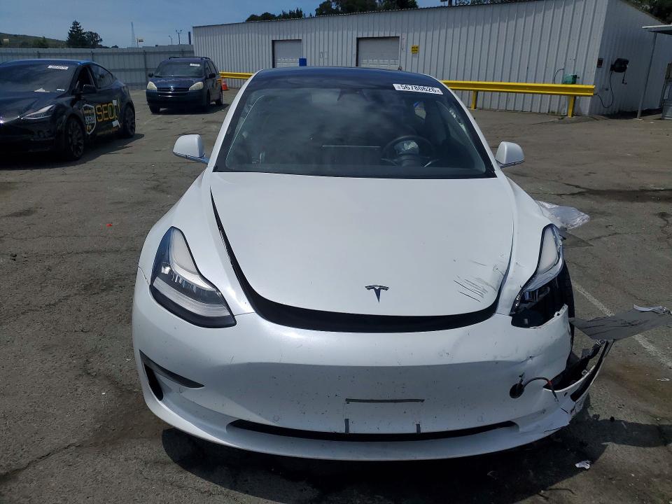 2020 Tesla VIN 5YJ3E1EB2LF650047 COPART salvage auction — FRONT END, Ca - Salvage Certificate, sold $4,000 on 2026-07-24 (photo 5)