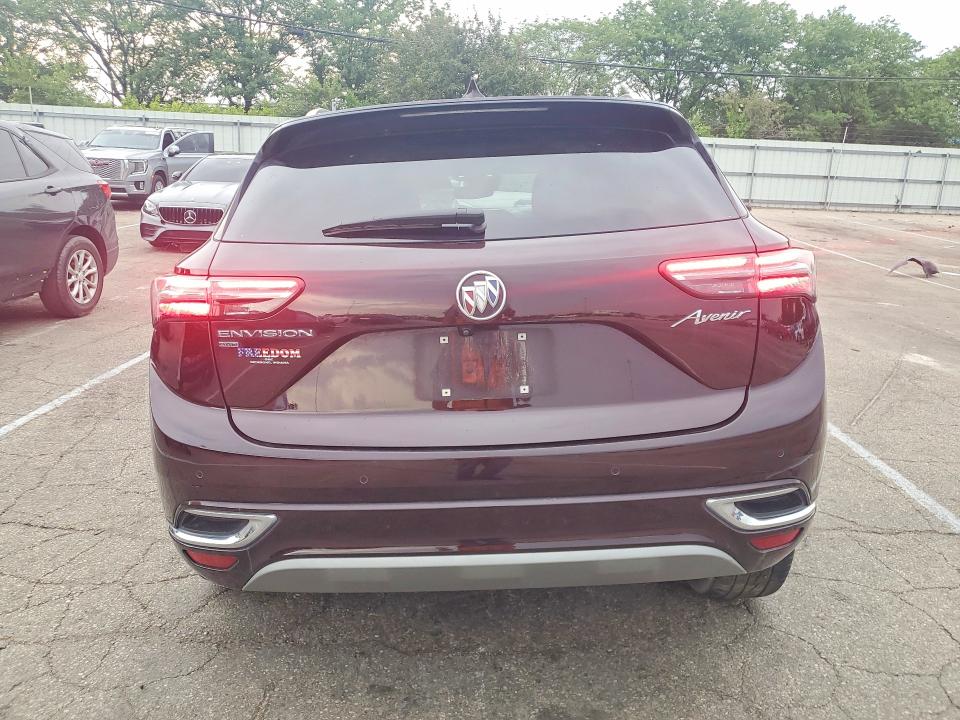 2021 Buick Envision VIN LRBFZSR41MD120419 COPART salvage auction — FRONT END, In - Cert Of Title-Salvage Title, sold $80 on 2026-07-31 (photo 6)