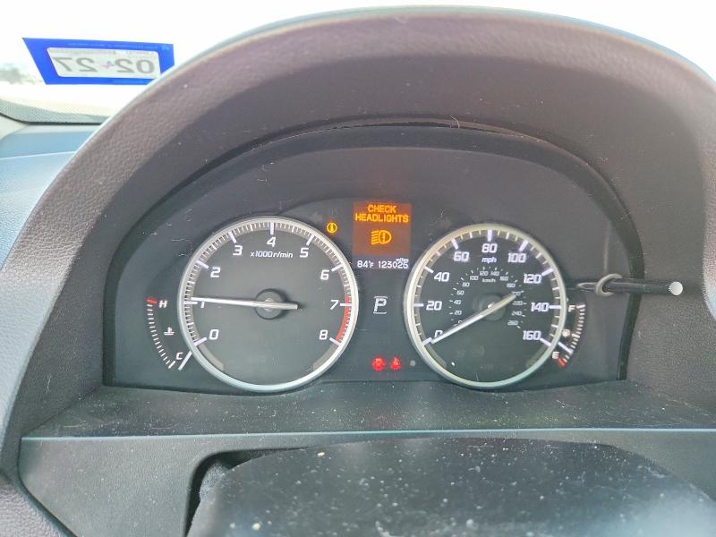 2016 Acura VIN 5J8TB3H58GL012397 COPART salvage auction — SIDE, Tx - Salvage Vehicle Title, sold $1,600 on 2026-07-02 (photo 9)