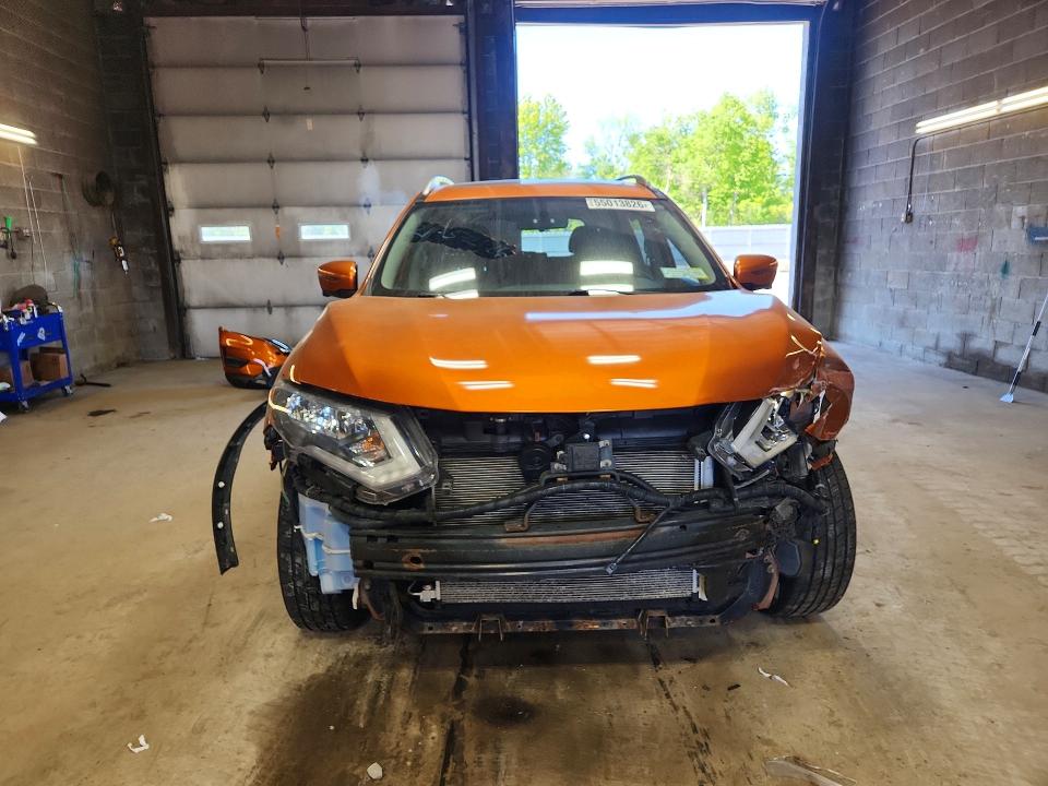 2017 Nissan Rogue VIN JN8AT2MV8HW024427 COPART salvage auction — FRONT END, Ny - Mv-907A Salvage Certificate, sold $1,400 on 2026-07-06 (photo 5)