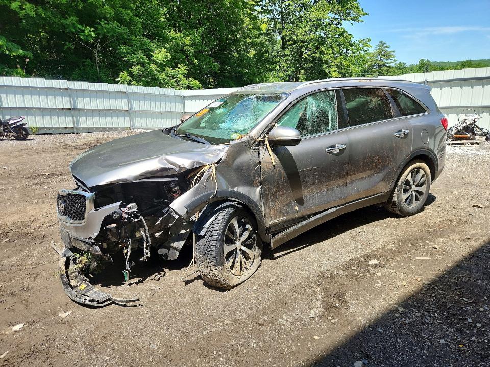 2016 Kia Sorento VIN 5XYPHDA50GG143964 COPART salvage auction — ROLLOVER, Vt - Cert Of Title-Salvage Vehicle, sold $625 on 2026-07-27 (photo 1)