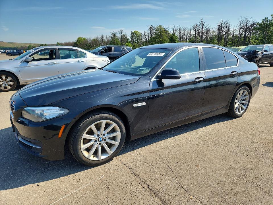 2014 BMW 5er VIN WBA5B3C55ED539252 COPART salvage auction — MINOR DENT/SCRATCHES, Ny - Certificate Of Title, sold $750 on 2026-07-27 (photo 1)