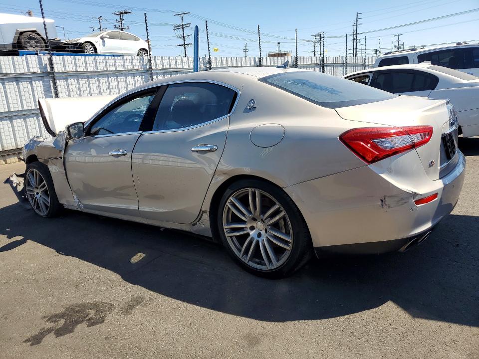 2014 Maserati VIN ZAM57RTA3E1086525 COPART salvage auction — FRONT END, Ca - Dis/Dlr/Exp Only Clean Title (P), sold $1,700 on 2026-07-23 (photo 2)
