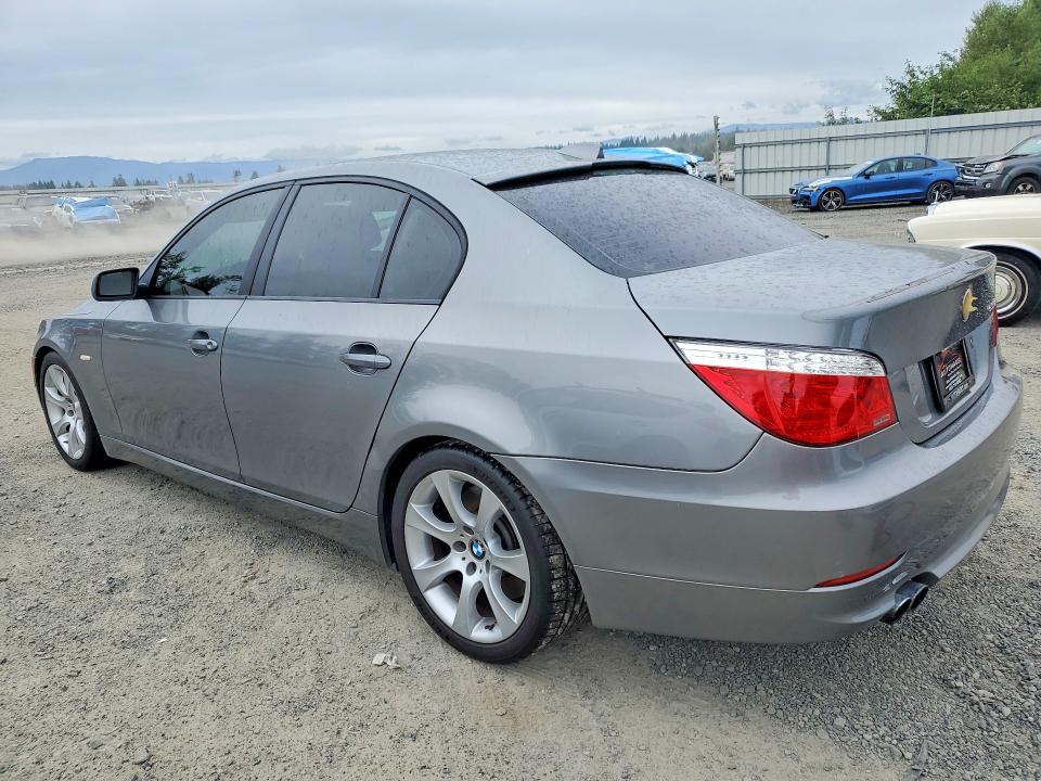 2008 BMW 5 series VIN WBANW13578CZ84451 COPART salvage auction — FRONT END, Wa - Cert Of Ownership-Rebuilt (P), sold $325 on 2026-07-27 (photo 2)