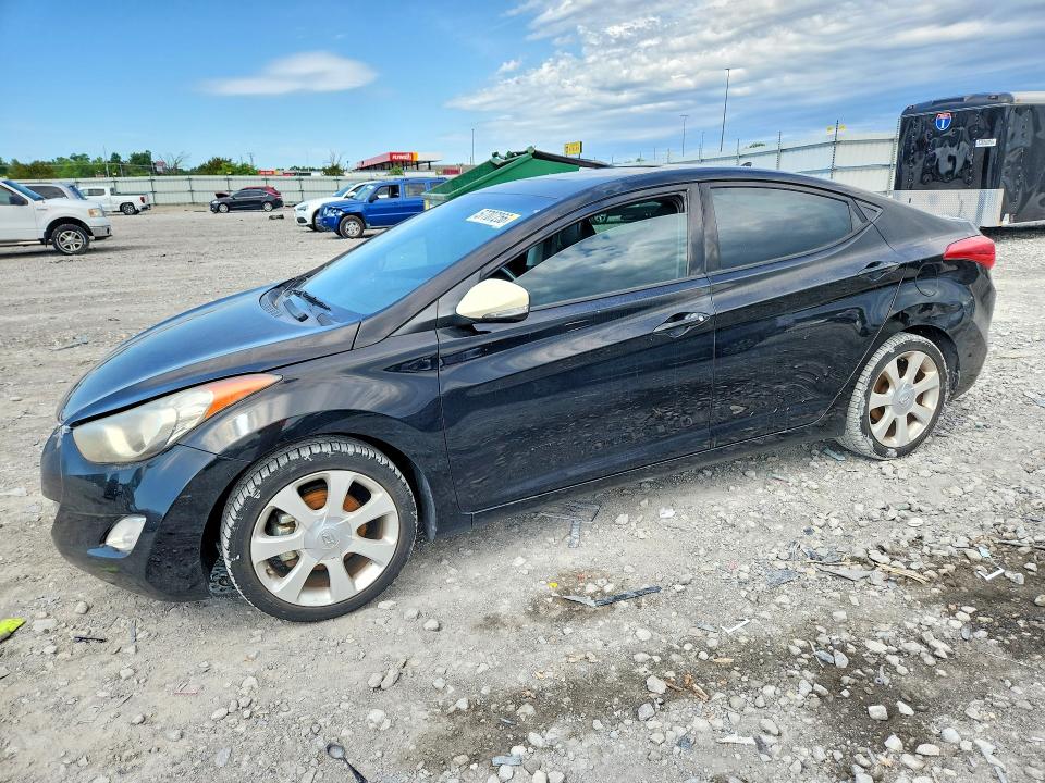 2013 Hyundai Elantra VIN KMHDH4AE1DU971000 COPART salvage auction — NORMAL WEAR, Il - Certificate Of Title, sold $775 on 2026-07-13 (photo 1)