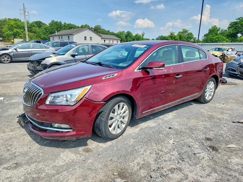 2015 Buick Lacrosse VIN 1G4GB5GR2FF238721 COPART salvage auction — FRONT END, Pa - Certificate Of Salvage, sold $850 on 2026-07-09 (photo 1)