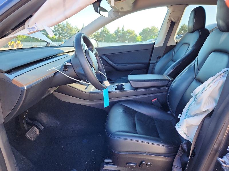 2021 Tesla Model y VIN 5YJYGDEE8MF211142 COPART salvage auction — FRONT END, Il - Salvage Certificate, sold $7,000 on 2026-08-25 (photo 7)