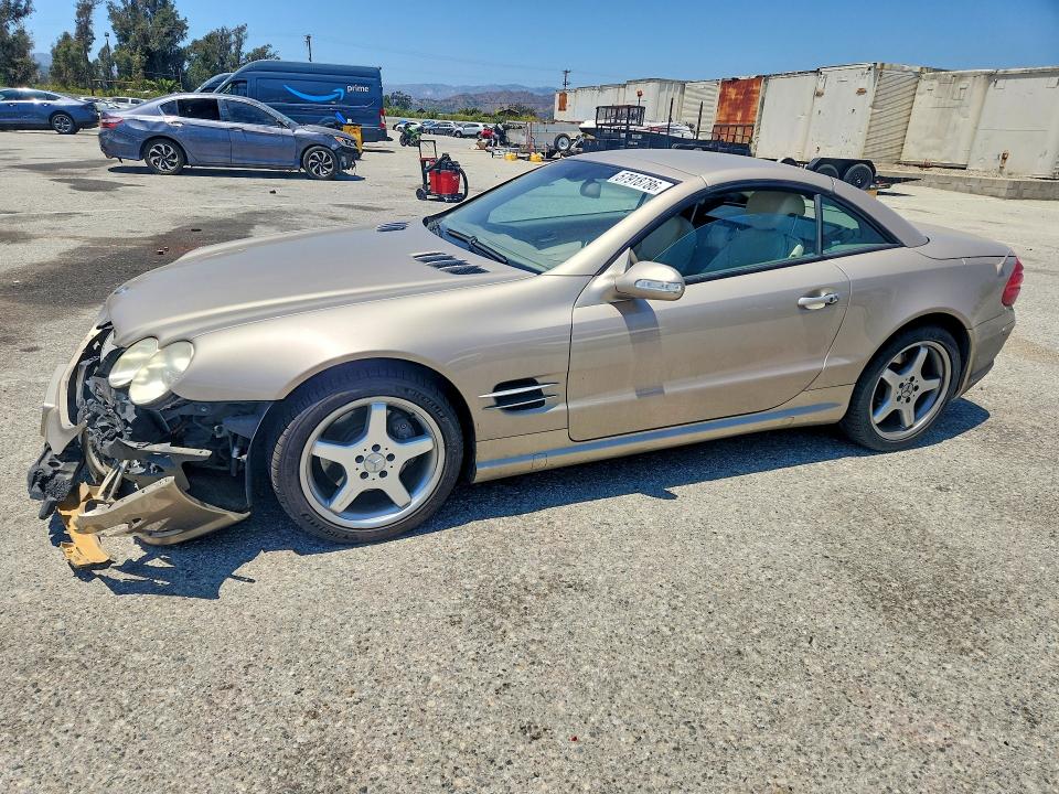 2003 Mercedes-benz Sl-class VIN WDBSK75F13F046896 COPART salvage auction — FRONT END, CA - SALVAGE CERTIFICATE, sold $1,600 on 2026-07-28 (photo 1)