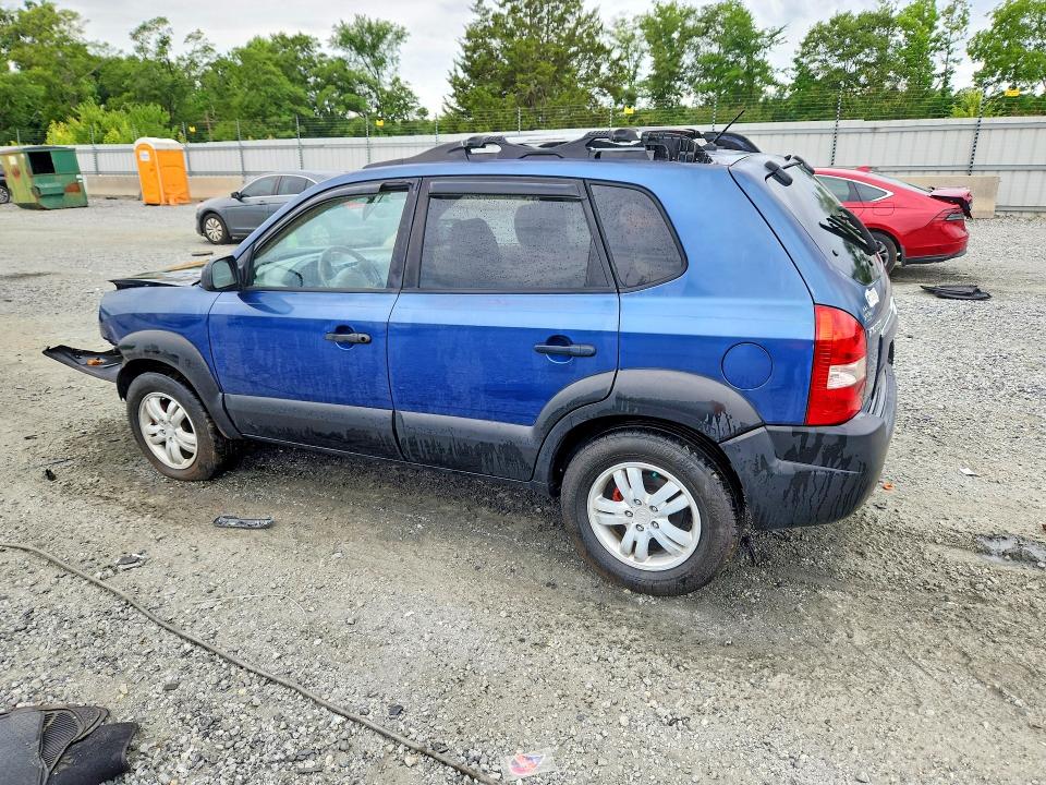 2006 Hyundai Tucson VIN KM8JN12D36U390777 COPART salvage auction — FRONT END, Sc - Cert Of Title-Salvage, sold $350 on 2026-07-27 (photo 2)