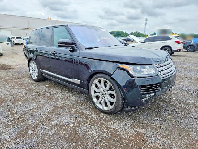 2017 Land rover RANGE ROVER VIN SALGS2FE9HA361281 COPART salvage auction — FRONT END, Va - Cert Of Title - Salvage, sold $6,100 on 2026-07-22 (photo 4)