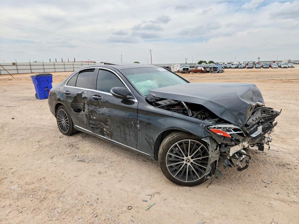 2021 Mercedes-benz C-klasse VIN W1KWF8DB2MR618852 COPART salvage auction — FRONT END, Tx - Salvage Vehicle Title, sold $2,450 on 2026-07-15 (photo 4)