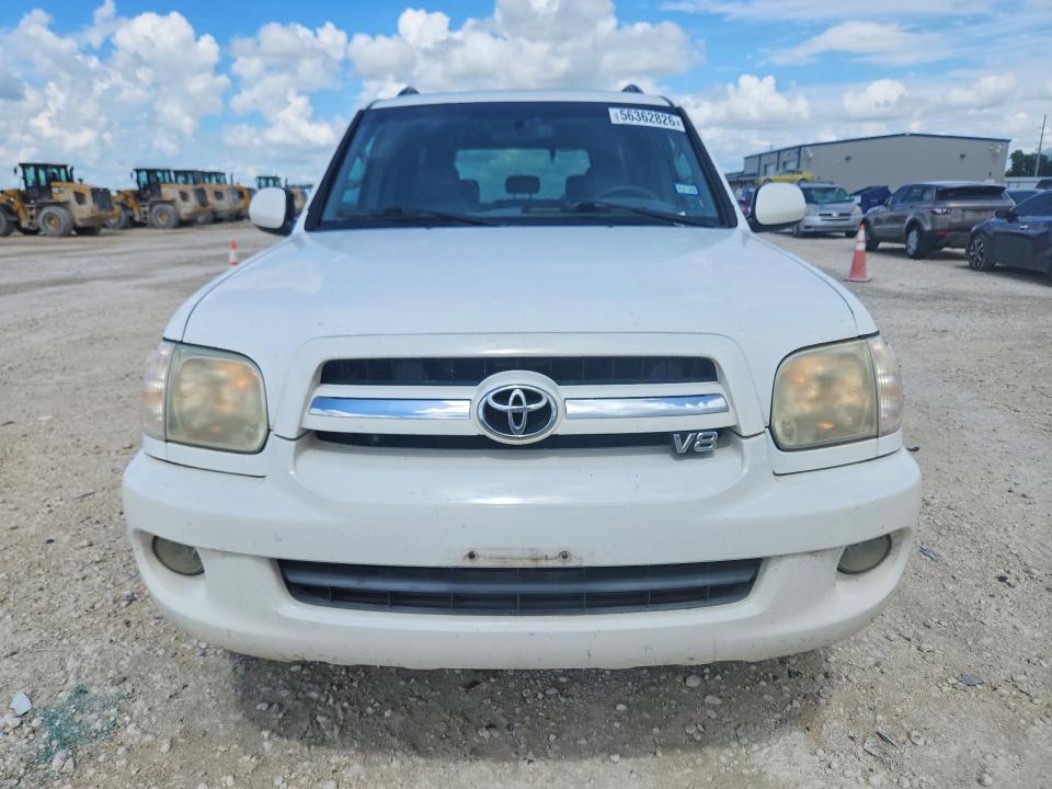 2006 Toyota Sequoia VIN 5TDZT34A36S269702 COPART salvage auction — NORMAL WEAR, Tx - Certificate Of Title, sold $1,200 on 2026-07-09 (photo 5)