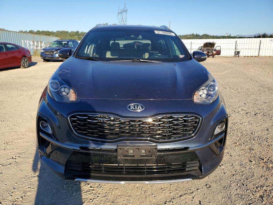 2021 Kia Sportage VIN KNDP63AC2M7922676 COPART salvage auction — REAR END, Ca - Salvage Certificate, sold $2,700 on 2026-07-10 (photo 5)
