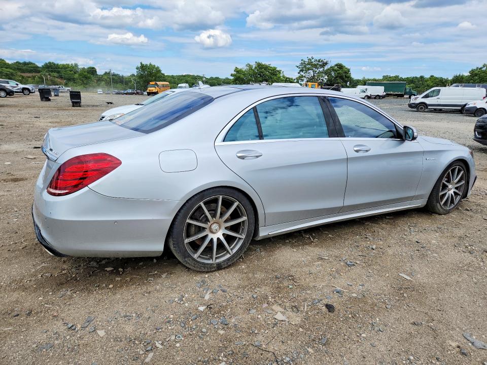 2015 Mercedes-benz S-klasse amg VIN WDDUG7JB2FA153042 COPART salvage auction — REAR END, Ct - Certificate Of Title (P), sold $12,500 on 2026-07-09 (photo 3)