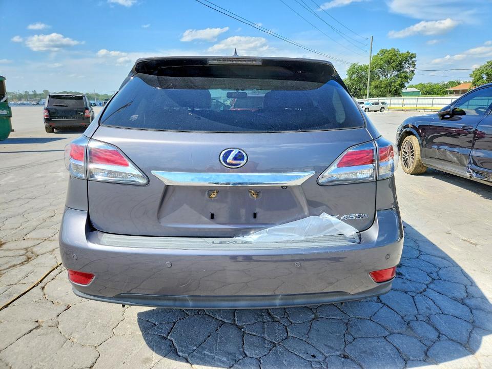 2013 Lexus Rx VIN JTJZB1BA7D2412453 COPART salvage auction — FRONT END, Tn - Salvage Certificate, sold $4,600 on 2026-07-20 (photo 6)