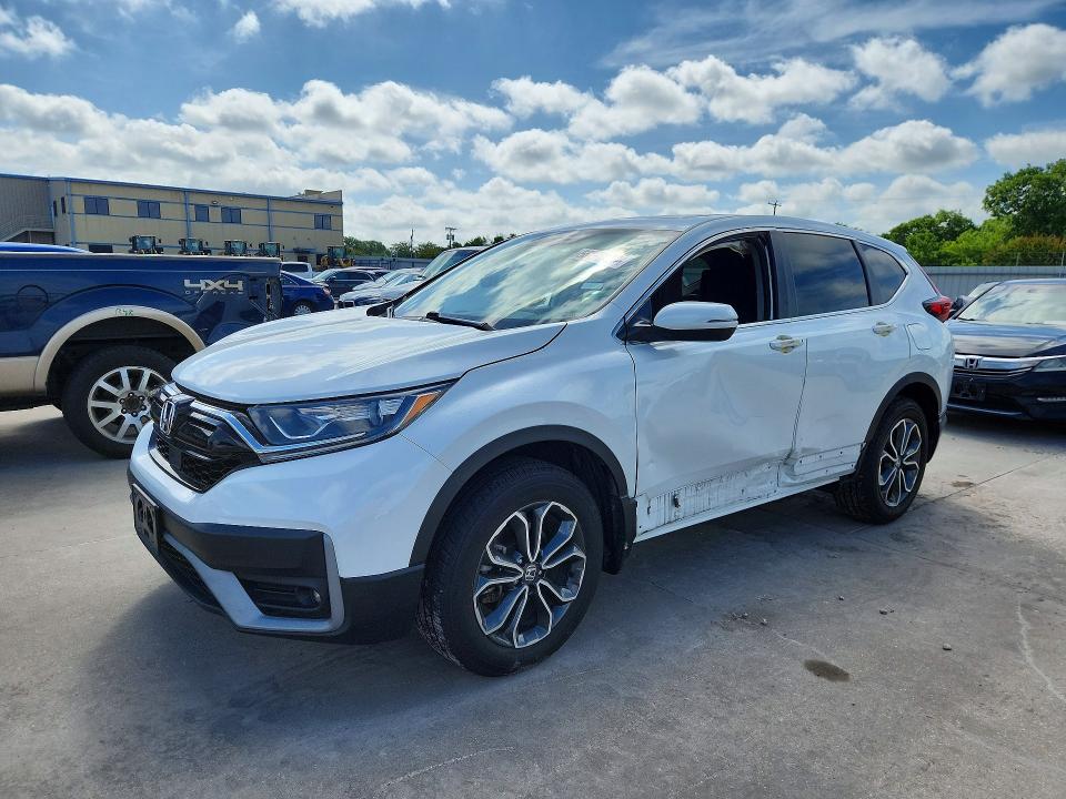 2022 Honda Cr-v VIN 7FARW2H51NE023088 COPART salvage auction — SIDE, Tx - Salvage Vehicle Title, sold $12,100 on 2026-07-30 (photo 1)