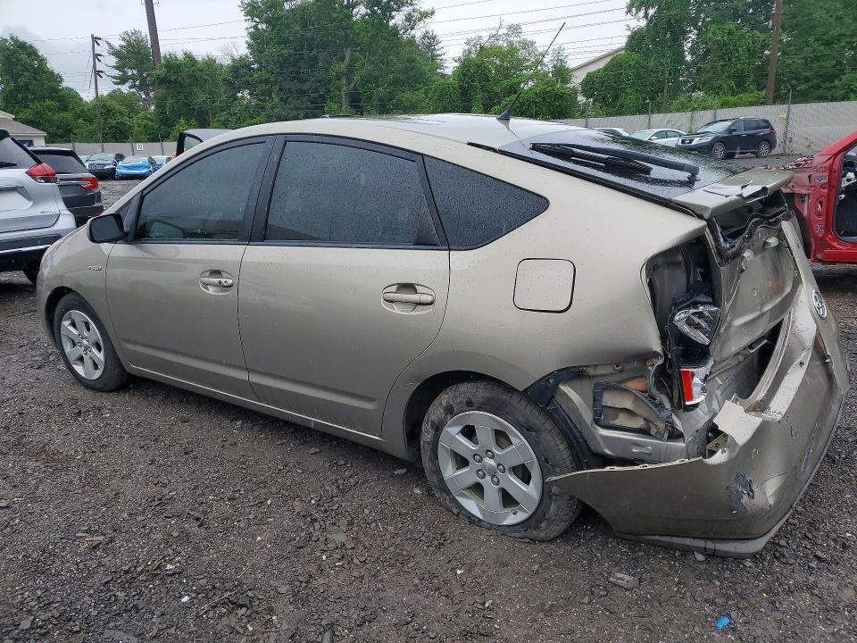 2007 Toyota Prius VIN JTDKB20U277684455 COPART salvage auction — REAR END, Pa - Certificate Of Salvage, sold $15 on 2026-07-08 (photo 2)
