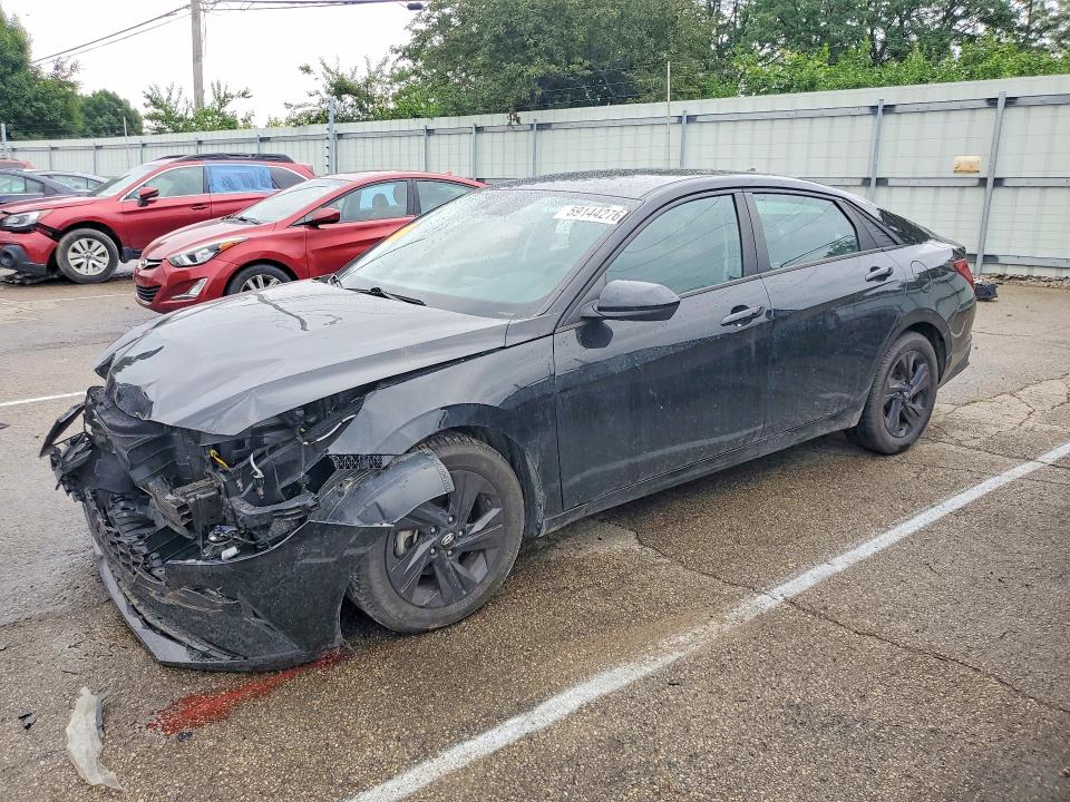 2022 Hyundai Elantra VIN 5NPLM4AG1NH075109 COPART salvage auction — FRONT END, OH - CERT OF TITLE-SALVAGE, sold $3,150 on 2026-07-17 (photo 1)