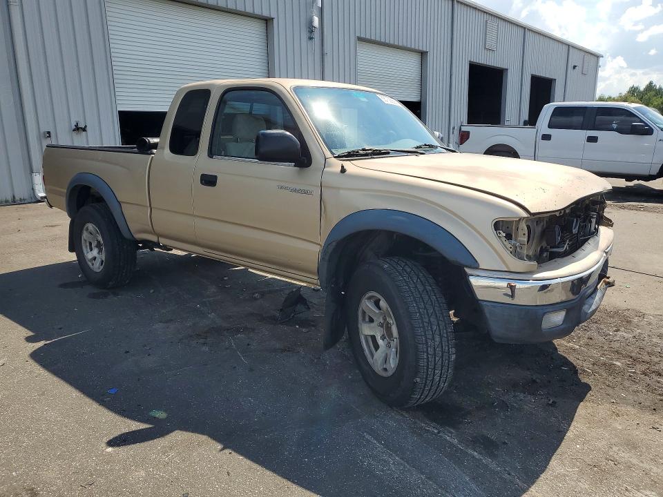 2002 Toyota Tacoma VIN 5TESN92N02Z106121 COPART salvage auction — FRONT END, Fl - Cert Of Title Slvg Rebuildable, sold $2,600 on 2026-07-13 (photo 4)