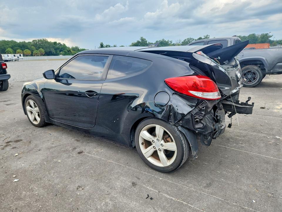2012 Hyundai VIN KMHTC6AD7CU078390 COPART salvage auction — REAR END, Fl - Cert Of Title Slvg Rebuildable, sold $600 on 2026-07-13 (photo 2)